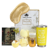 Glow & Bloom  – Yellow Spa Gift Box with Towel Bear