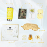 Glow & Bloom  – Yellow Spa Gift Box with Towel Bear