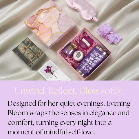 Lavender Rituals – Purple Spa Gift Set with Towel Bear