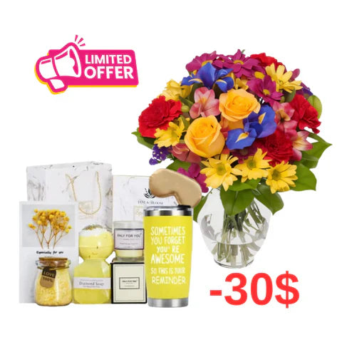 Sun-Kissed Moments Spa & Bloom Gift Set