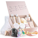 Birthday Gift Basket - Bath & Spa Gift Box with CZ Necklace